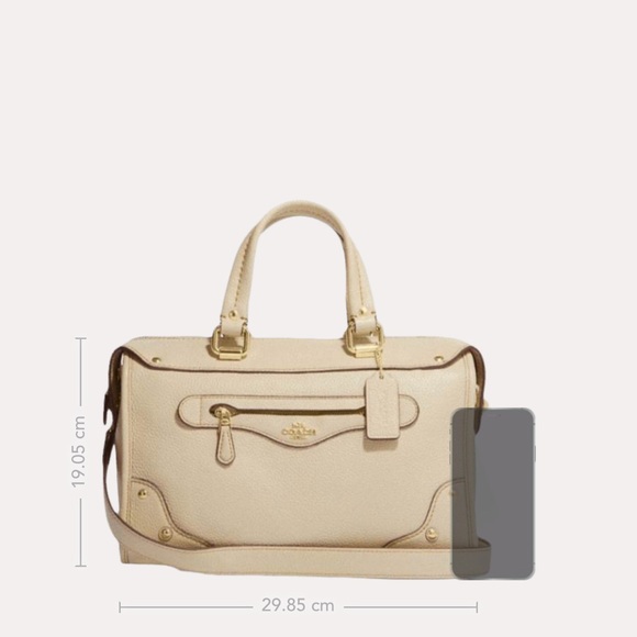 Coach Millie Satchel 
Gold/Ivory
NWT - Picture 12 of 16